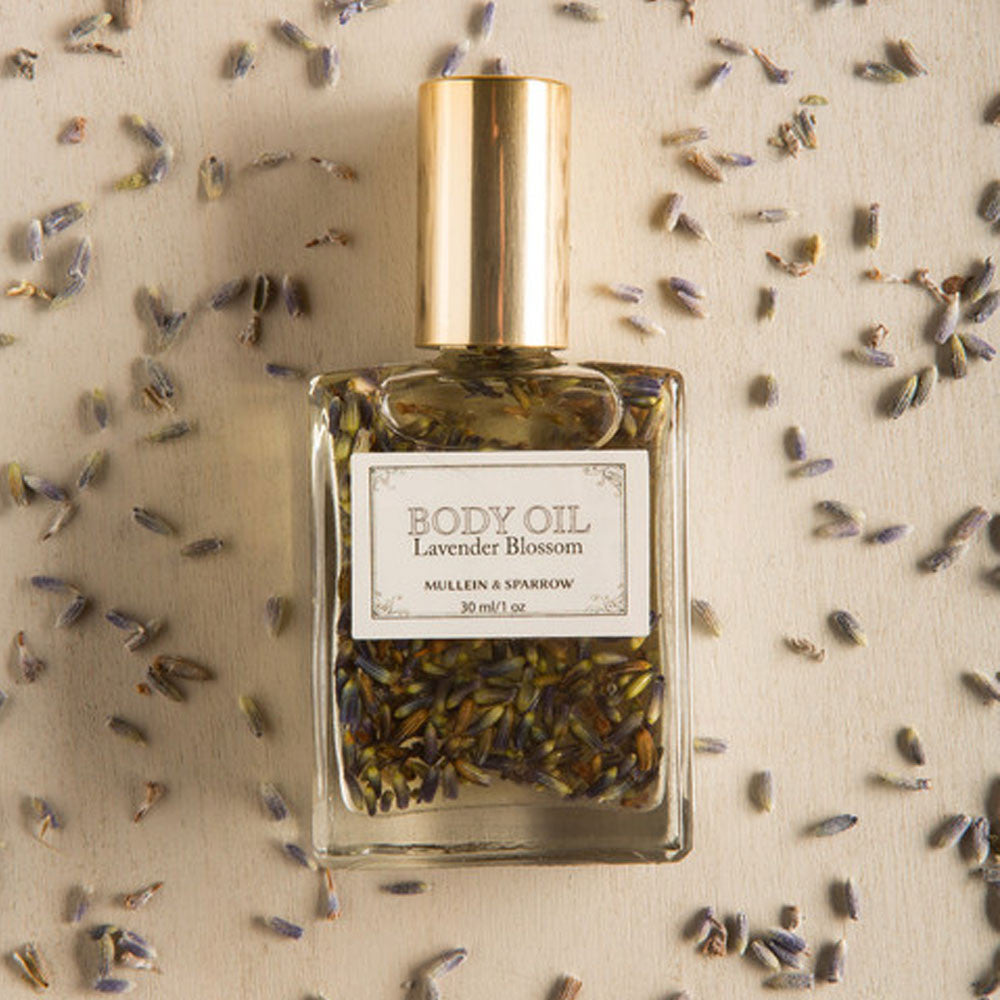 Lavender Blossom Body Oil from Mullein & Sparrow - RedRubyRougeBoutique